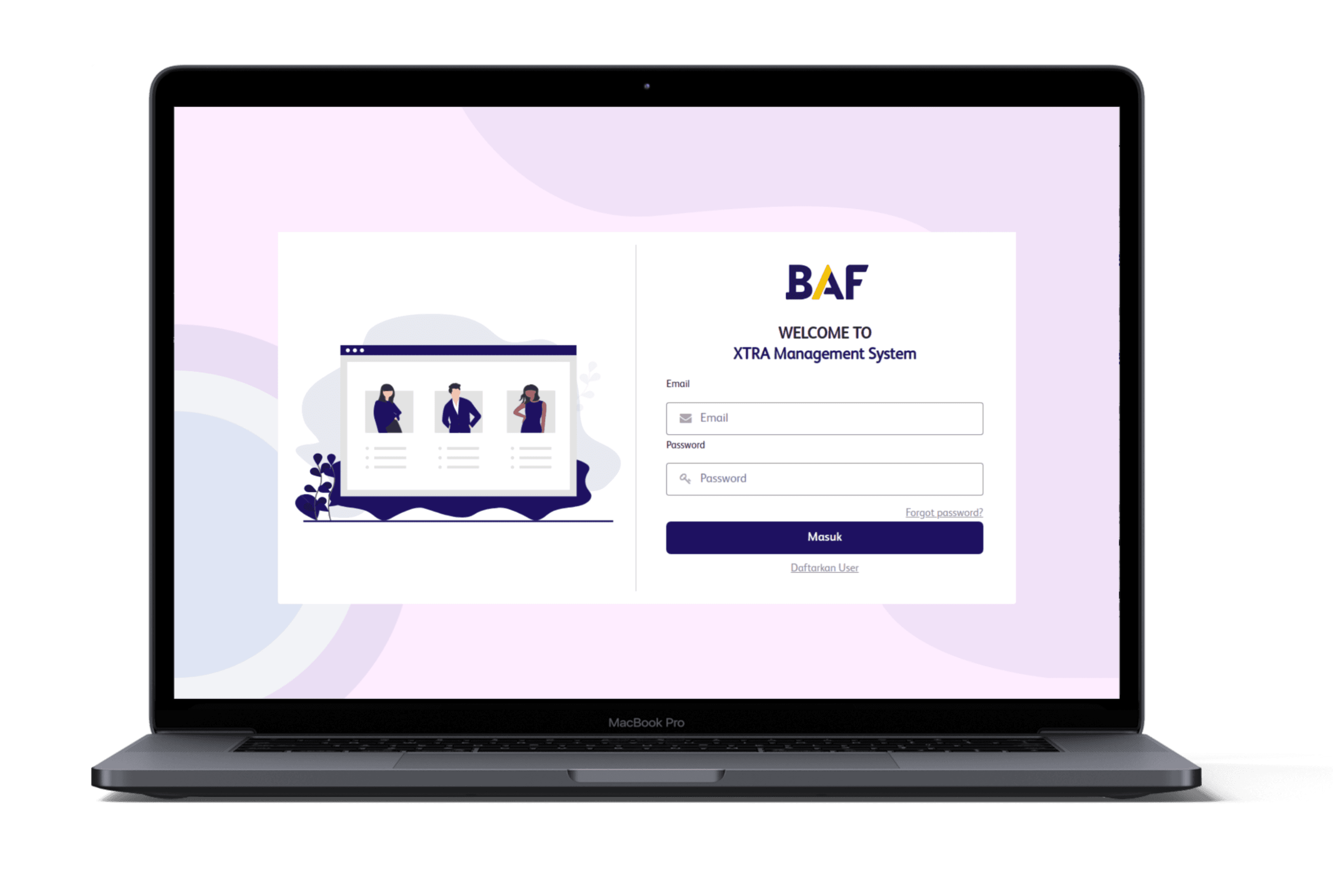 Agent Management System BAF - sistem oleh WAHIDEV