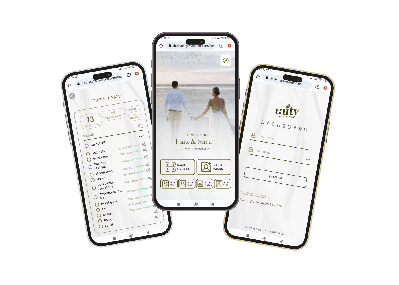 Unity Unvitation - website oleh WAHIDEV