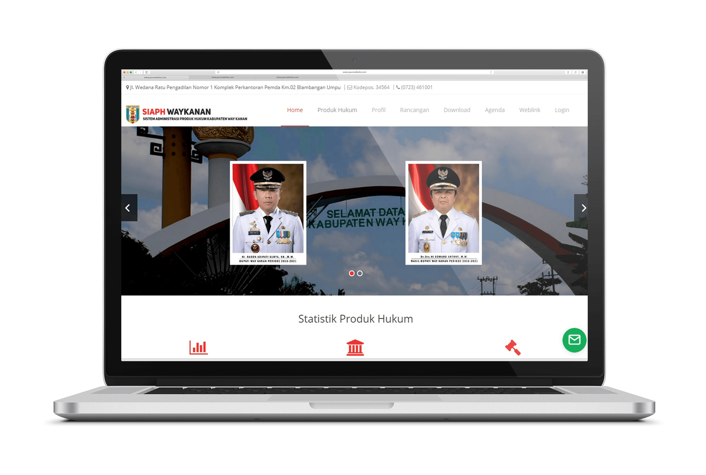 Sistem Informasi Produk Hukum (SIAPH) Waykanan - sistem oleh WAHIDEV