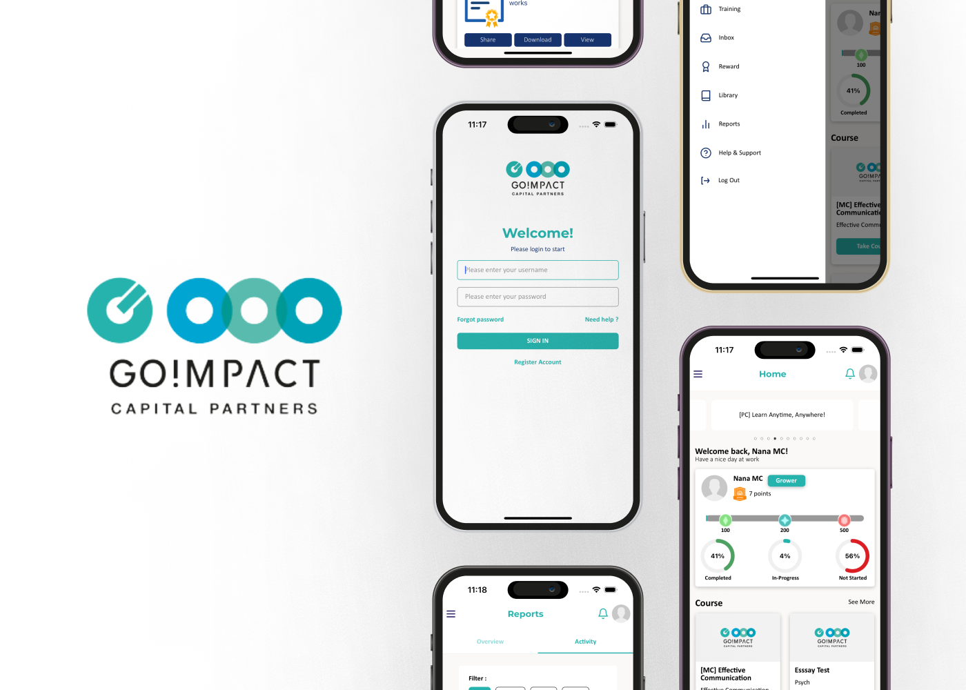 GoImpact e-Learning Mobile Apps