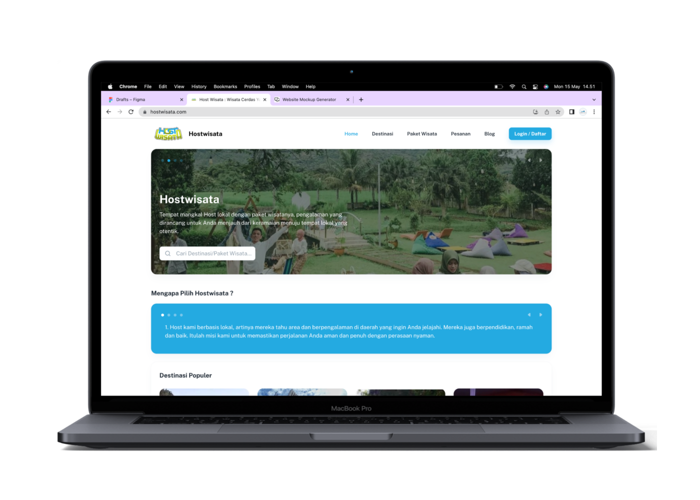 Hostwisata Aplikasi Wisata